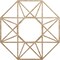 Ekena Millwork Guardian Wood Fretwork Pierced Ceiling Medallion, Red Oak, 28"OD x 10 7/8"ID x 1/4"T CMWP28X28X0250GDRO - alternate 1